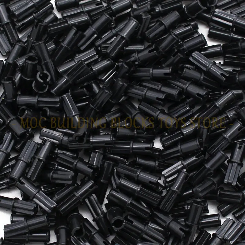 

100pcs/bag Technology 3749 Axle Pin without Friction Ridges Brick Building Blocks Compatible Accessories Compatible Mechanical