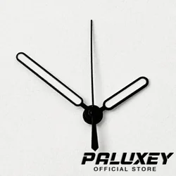 Elegant Black and Rose Gold Watch Hands with Green Luminous Accents (Black)