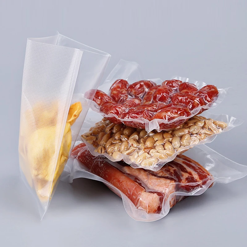 100 Pieces of Food Vacuum Bags Sealed Packaging Vacuum Bags Meat Snacks  Nuts Cereals Deli Household Kitchen Preservation Bags _ - AliExpress Mobile