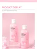 LAIKOU Sakura Shower Gel Long Moisturizing Smooth Long Lasting Fragrance Gentle Foam Body Cleansing Bath Product 100ml 4