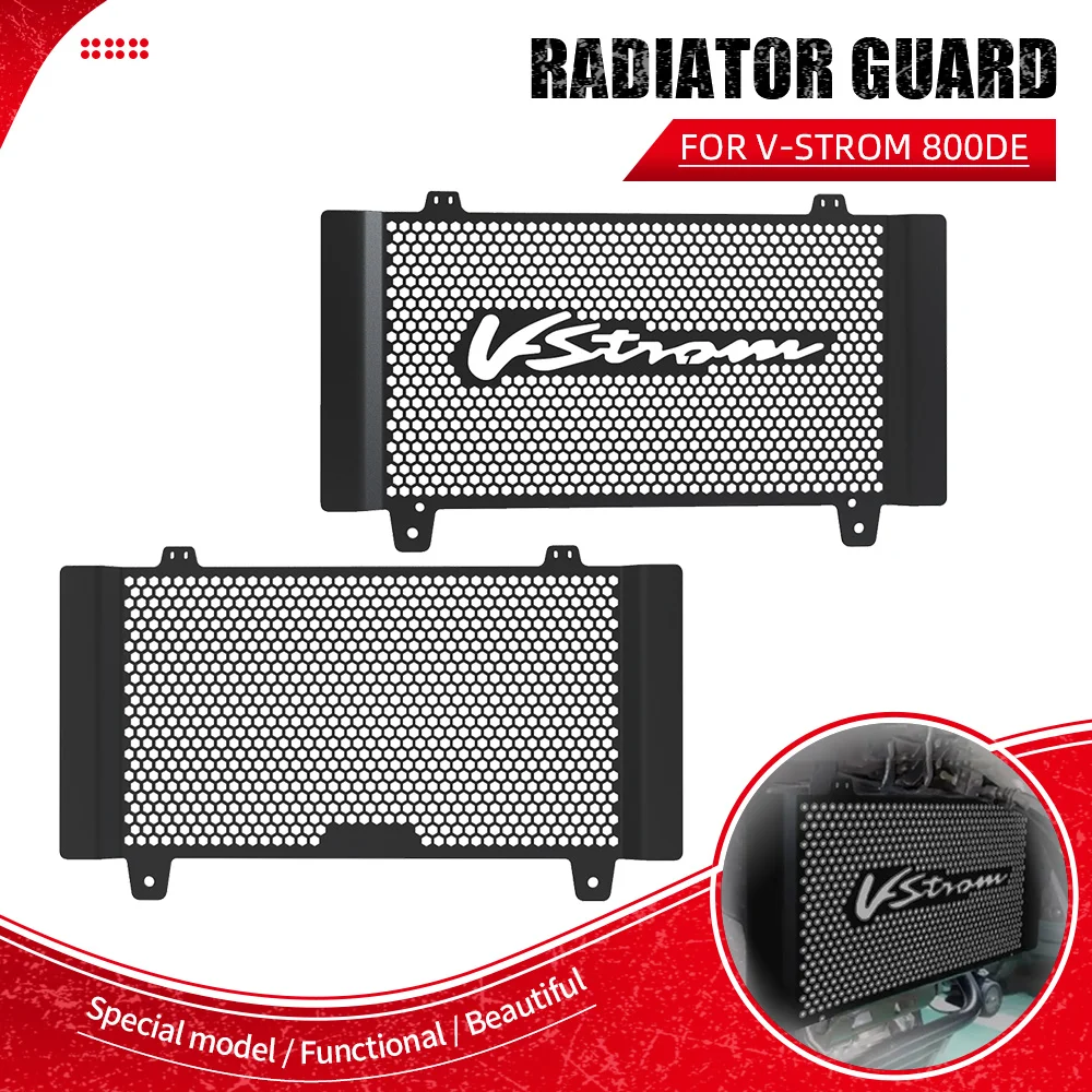 

For Suzuki V-Strom 800DE 2023-2024-2025 VStrom Motorcycle Aluminium Cooler Radiator Guard Grilles Cover Protection Accessories