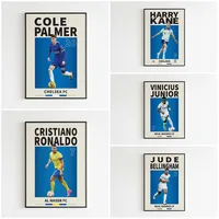 ⁦لوحات كانفاس جدارية واقعية ومودرن لنجوم كرة القدم | Modern Realistic Football Stars Canvas Wall Art⁩ - الصورة ⁦3⁩