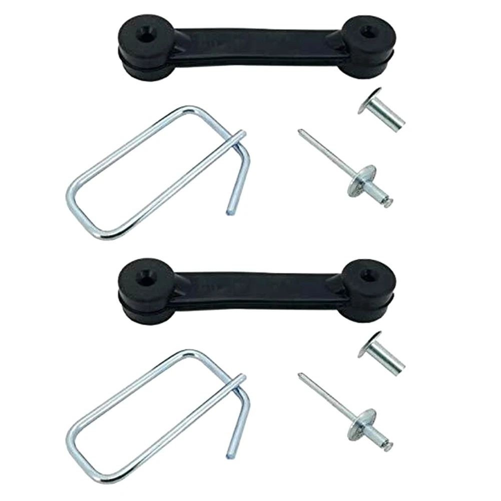 

Sturdy and Long Lasting Bagger Chute Strap/Hook/Rivet Set Ensures Reliable Performance for Lawn Equipment Models