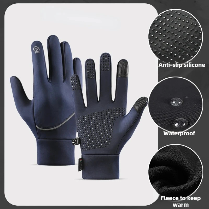 Warm Gloves Xiaomi Winter Men Women Wind Waterproof Non-slip Touch Screen Thermal Sports Hiking Skiing Fishing