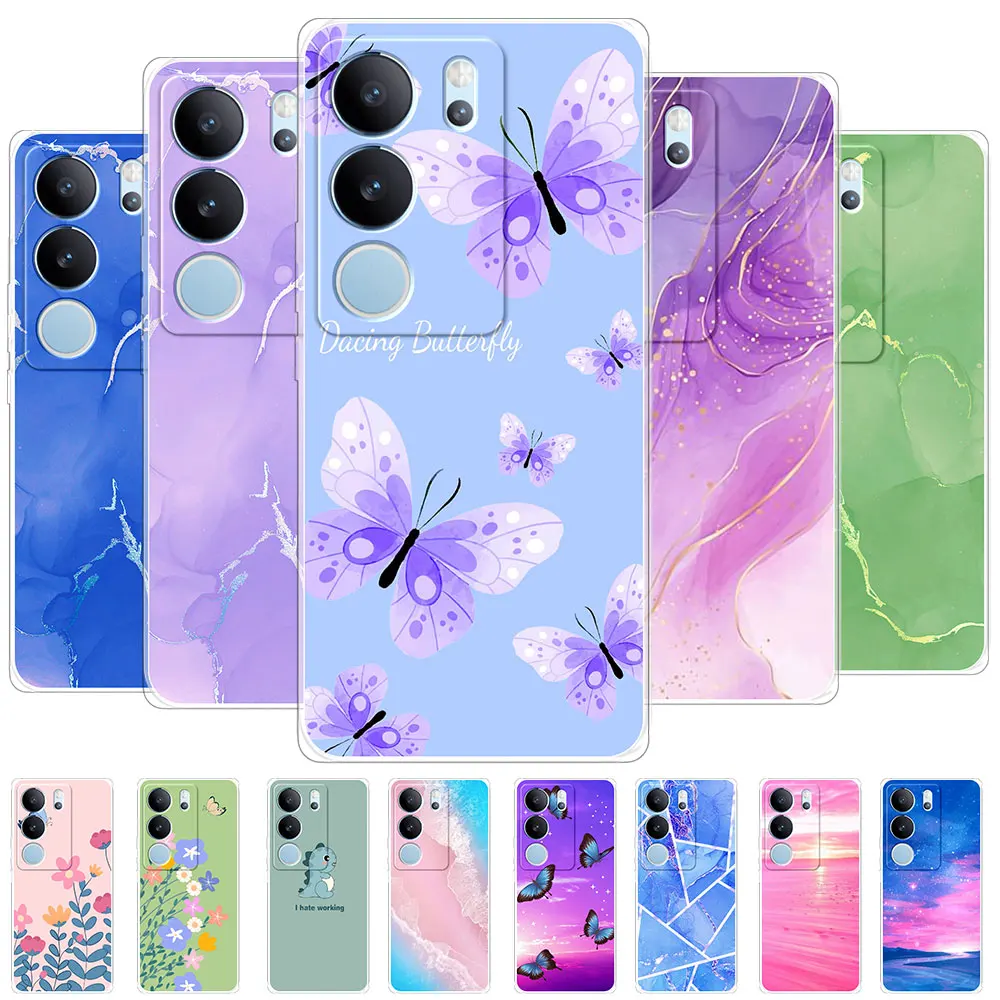 Per Vivo V29 Pro V29E Custodia Morbida In Silicone Trasparente Per Vivo V27 Pro V27E Vivo Y200 Custodia Per Telefono Coque O Vivo S16 Pro S16E Funda
