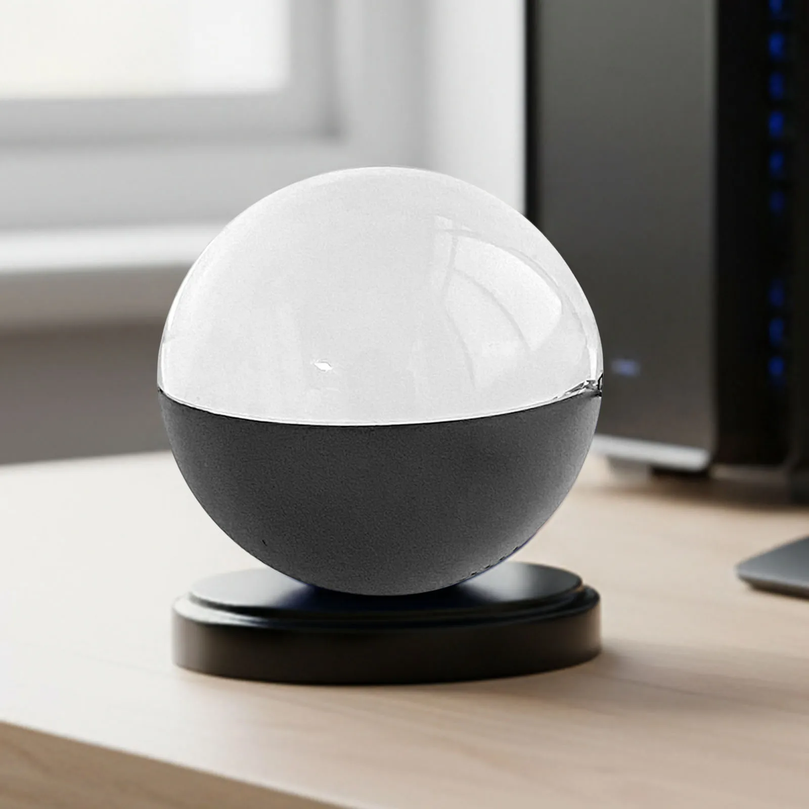 2.7In Ultrasound Crystal Ball Video Player Rechargeable Electronic Display Memory Crystal Ball DIY Gift for Anniversary Birthday