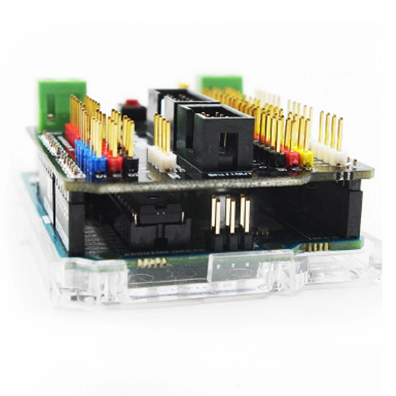 1 Piece Black IO Expansion Board Electronic Building Block Sensor Module For U No R3 Geekcreit For Power Electric Building Block