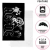 A-AC D-DC Band Towel Luxury Bathroom Hand Towels Cotton and Microfiber Back Personalized Gift Towel 4