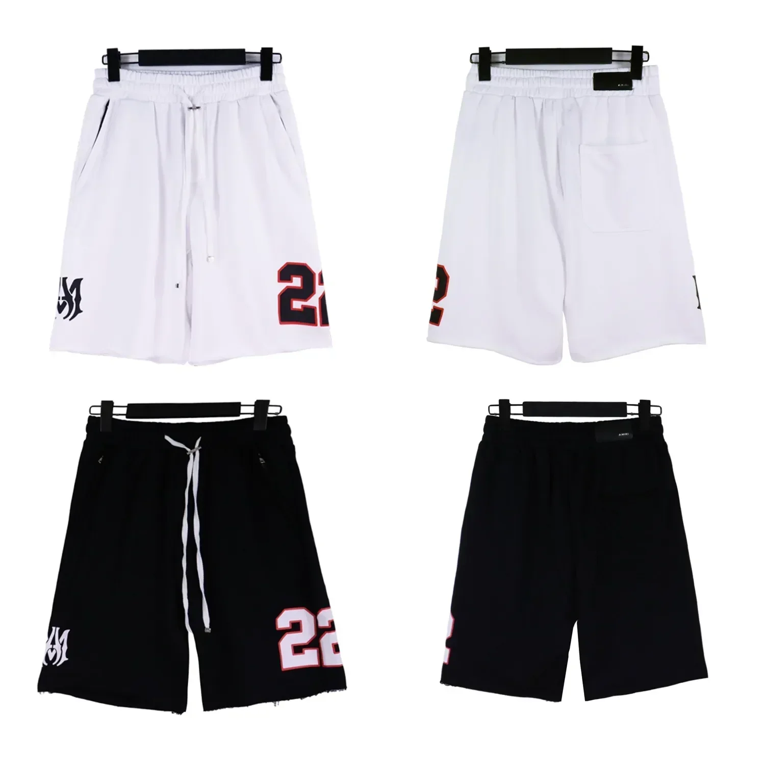 

amir Spring/summer new sports drawstring casual quarter pants