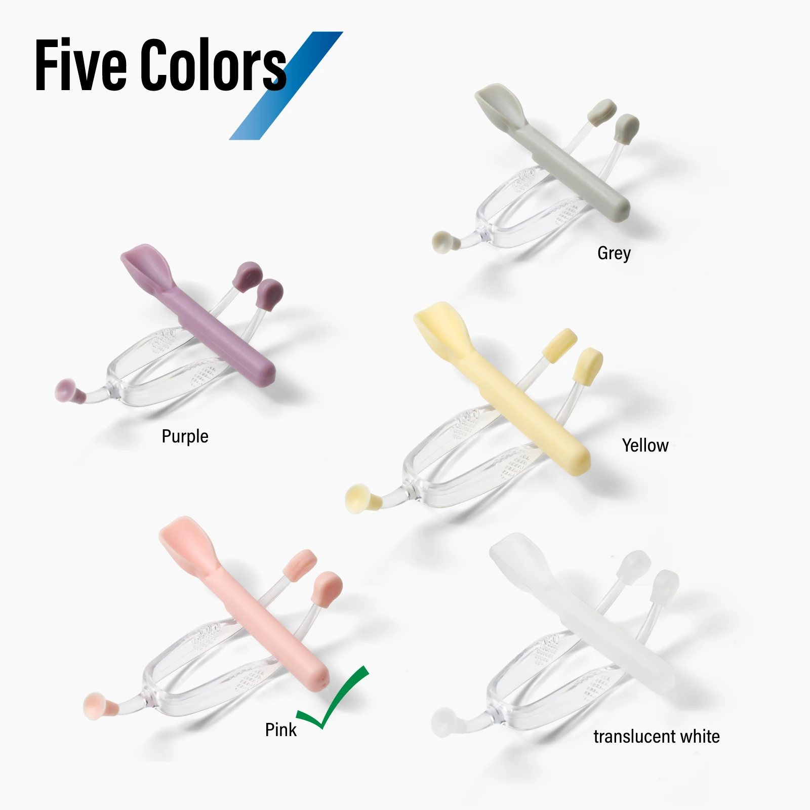 Colorful Contact Lens Handling Kit with Tweezers and Suction Rod by Dhoptical