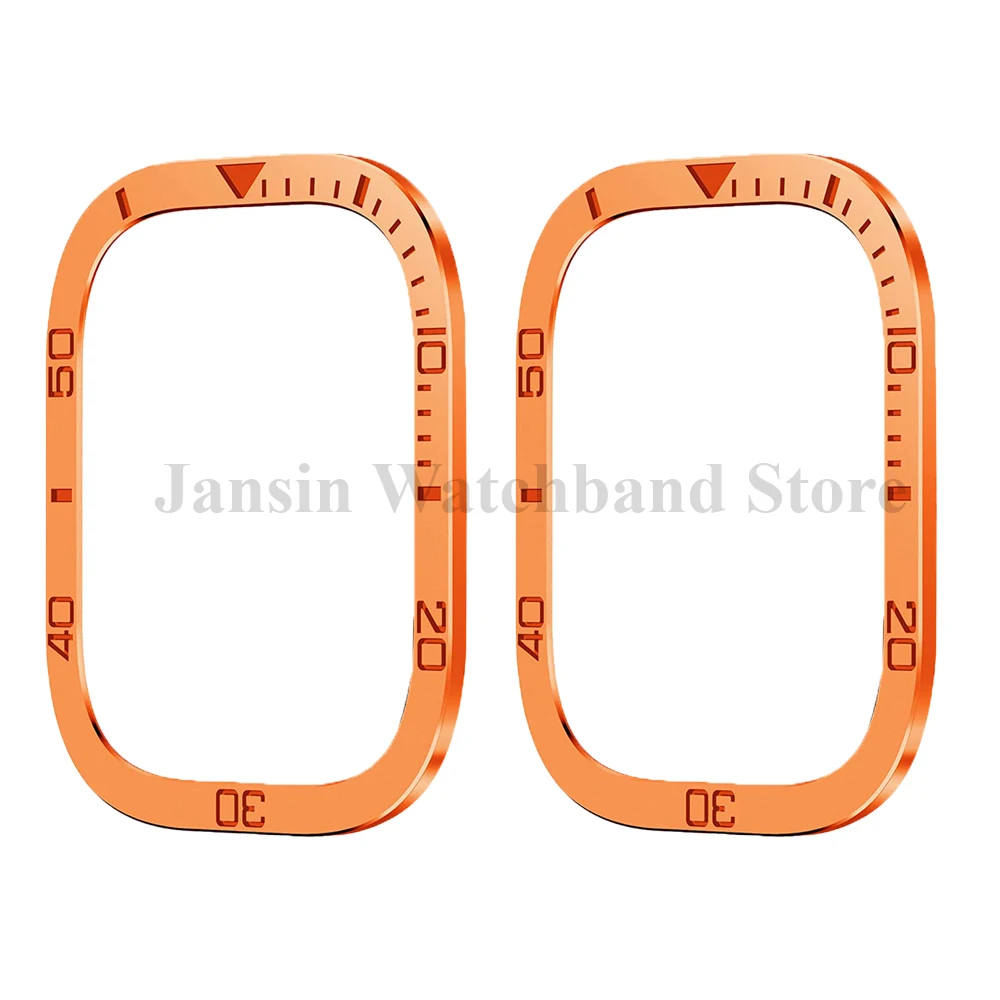 Premium Tempered Glass Screen Protector with Metal Bumper for Apple Watch Ultra - 2 Pack