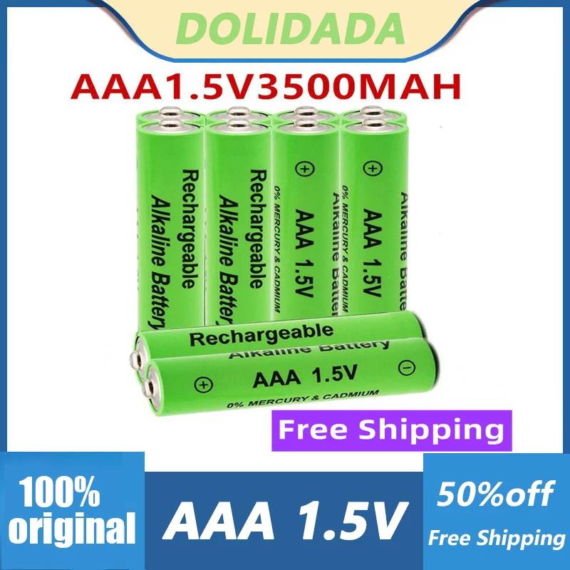 420pcs 1.5V AAA battery 3500mAh Rechargeable battery NIMH 1.5 V AAA battery for Clocks mice
