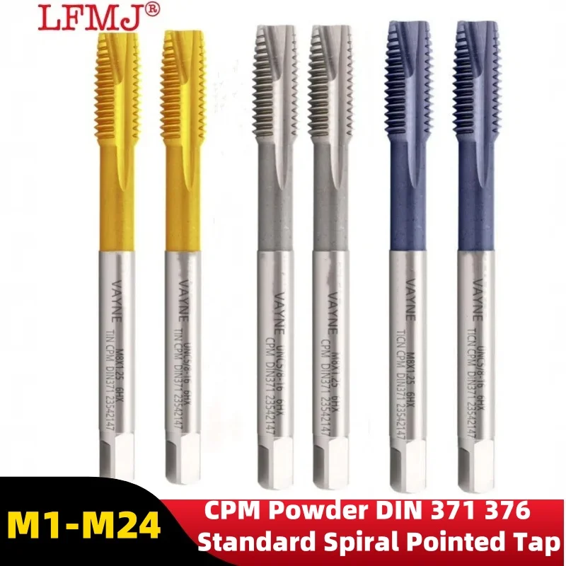CPM Powder DIN 371 376 Standard Hard to cut machine Thread Tap Spiral ...