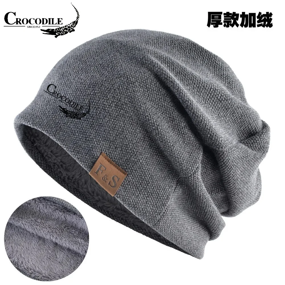 

Autumn and Winter Knitted Hat with Plush Headband Cold Hat Korean Edition Stacked Hat Women's Warmth Ear Protection Cap