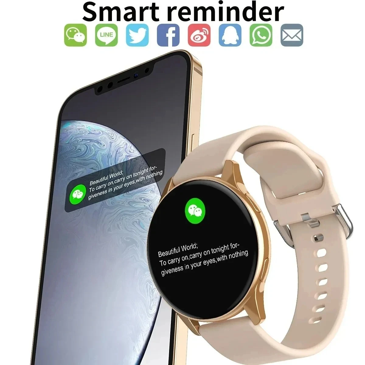 LIGE New Smart Watch 2026 Wireless Charging Smartwatch Bluetooth Calls Watches Men Women Fitness Bracelet Custom Watch Face +Box