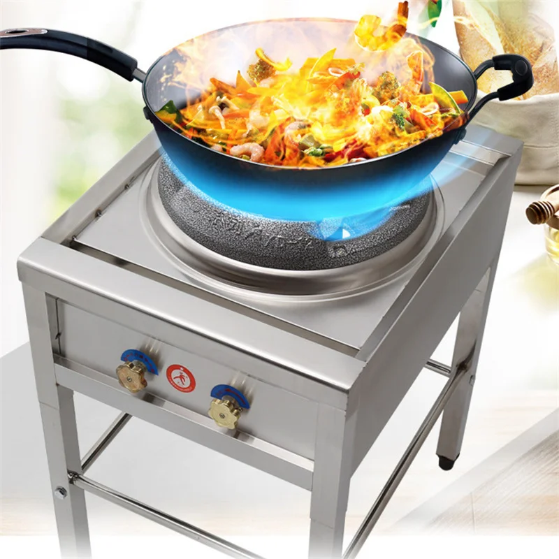 Commercial Fierce Fire Stove Gas Cooktop Liquefied Gas Stove Table Top Cooker Restaurant High Pressure Energy-saving Hob