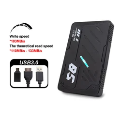 Armor RGB Portable External USB3.0 Type - C Hard Drive Expansion Storage - 1TB (USB3.0)