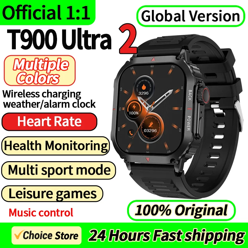 T900 Ultra 2 Smart Watch Men Women 49mm Series 2.2 " Compass Waterproof For Apple Android Watch Smartwatch