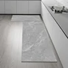 Minimalist Kitchen Floor Mat Non-slip Oil-proof Home PVC Leather Waterproof Wipeable Washable Carpet Balcony Rug Ковер Tapis 러그 2