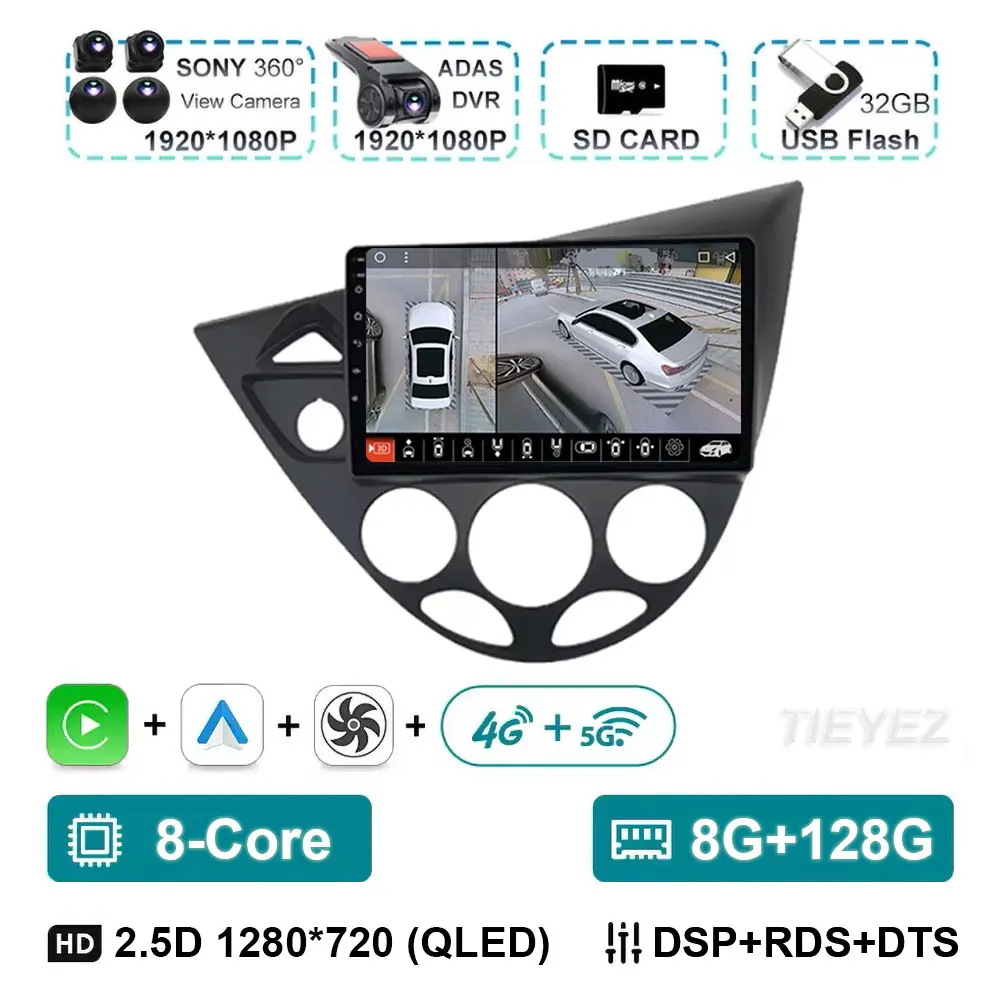 8G-128GB 360 DVR