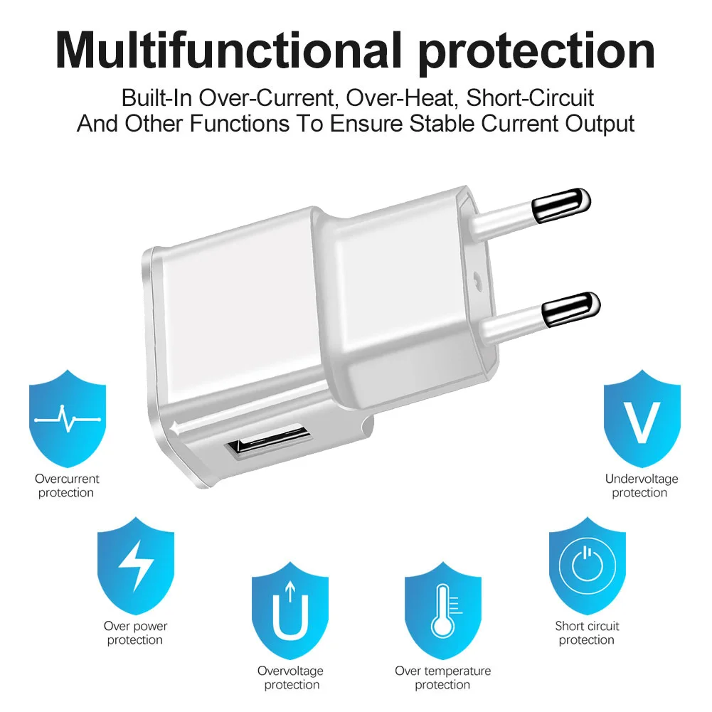 Power Charger Head Practical USB 4