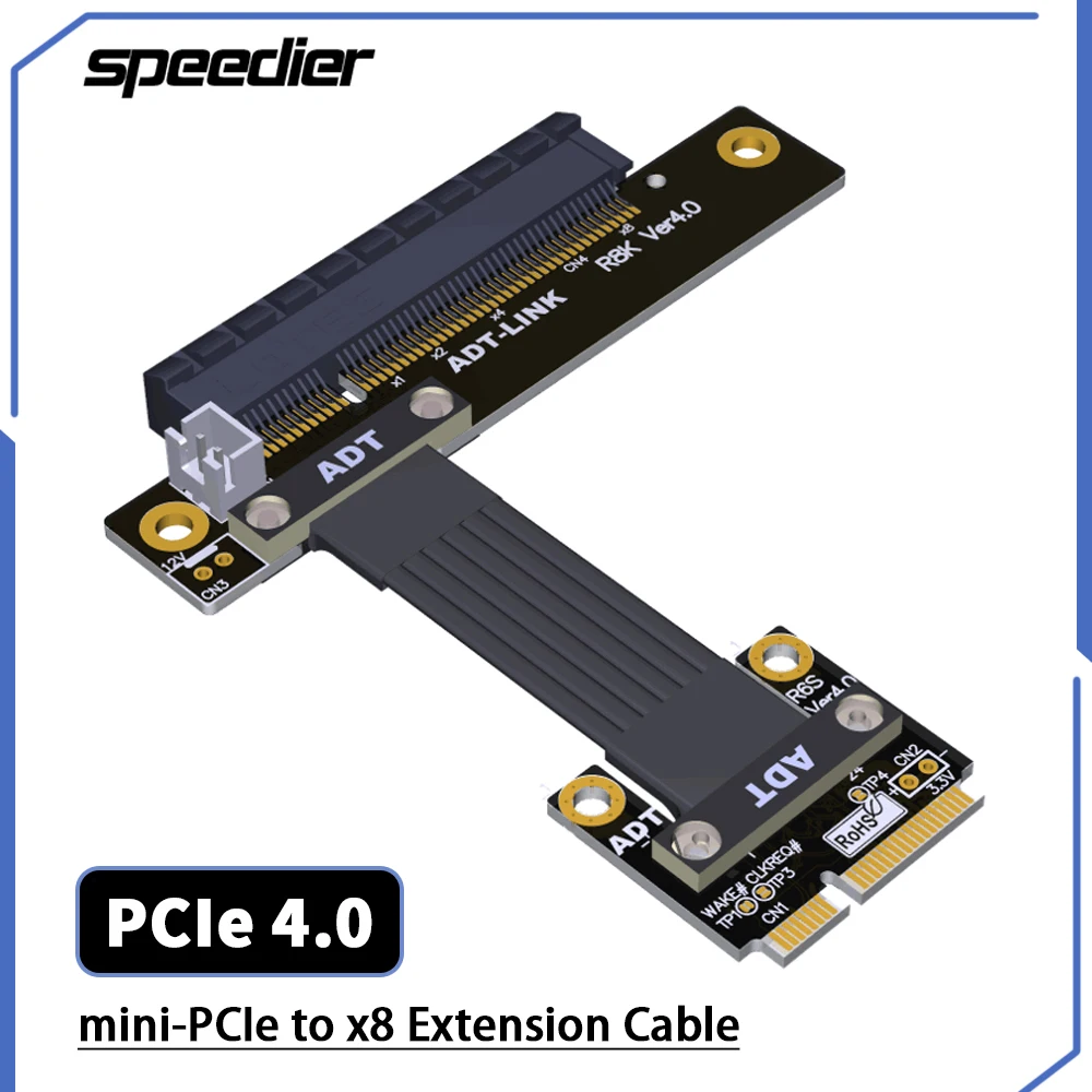 

Riser Mini PCIe To PCI Express 4.0 x8 Riser Card For Graphics Card Miner mPCIe Mini-PCIe To PCI-e 4.0 8x Slot For BTC Mining