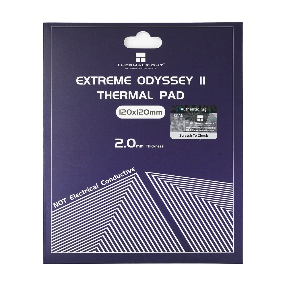 Thermalright Extreme Odyssey ii Almofada Térmica Chip Integrado Memória de Vídeo Dissipação de Calor 14.8w mk 120x120 mm Nova Chegada - Imagem 5