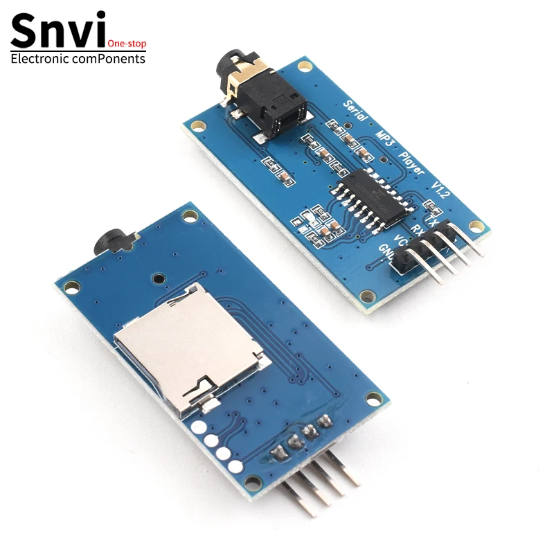 YX6300 YX5300 MP3-Musik-Player-Modul UART-Steuerung Serielles Modul für Arduino/AVR/ARM/PIC CF