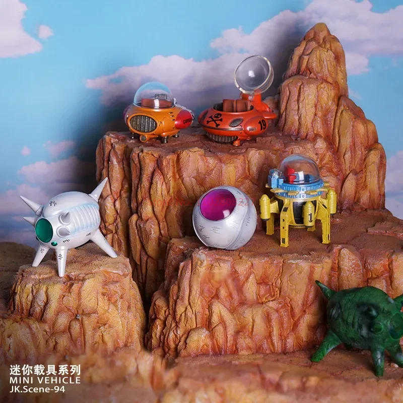 

Dragon Ball Genuine Mini Vehicle Vol.1-9 Anime Peripheral Figures Ship Submarine Motorcycle Time Machine Helicopter Model Gk Toy