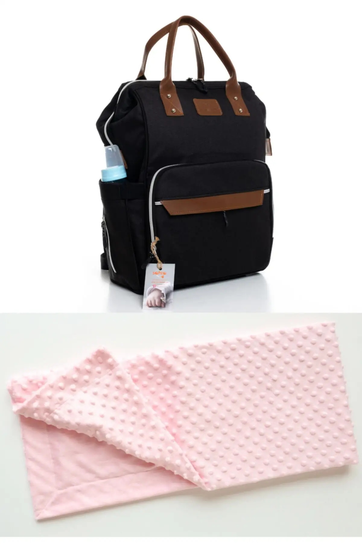 

Luxus Stain-Free Waterproof Thermal Partition Backpack And Chickpea Blanket Set Children's Utensils &