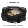 FIREDOG Smell Proof with Lock Large Capacity Travel Organizer Storage Duffle Bag 6
