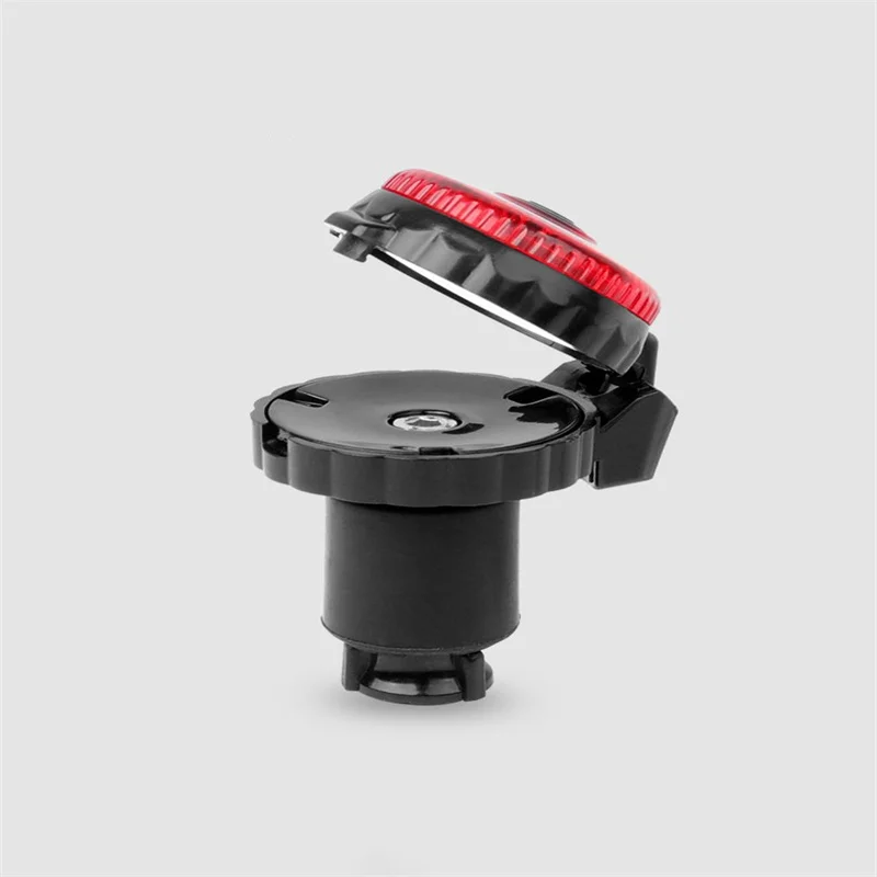

Mountain Bike Rearview Mirror with Warning Light, Road Bike, Dead Fly, Ride, Plug and Block