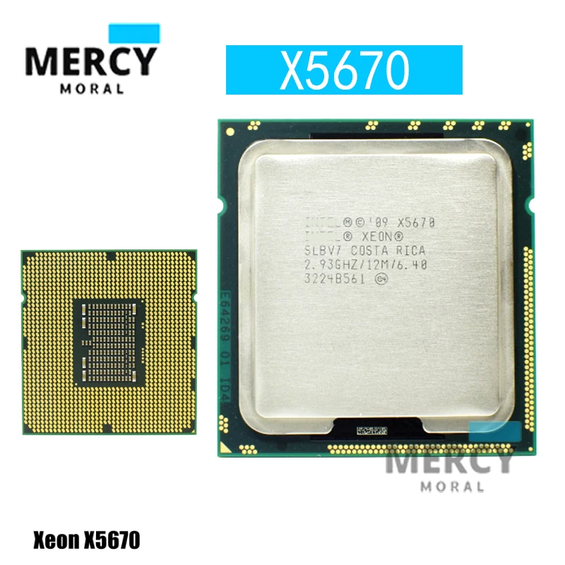 Intel Xeon X5670 For processor 2.93GHz LGA 1366 12MB L3 cache six core