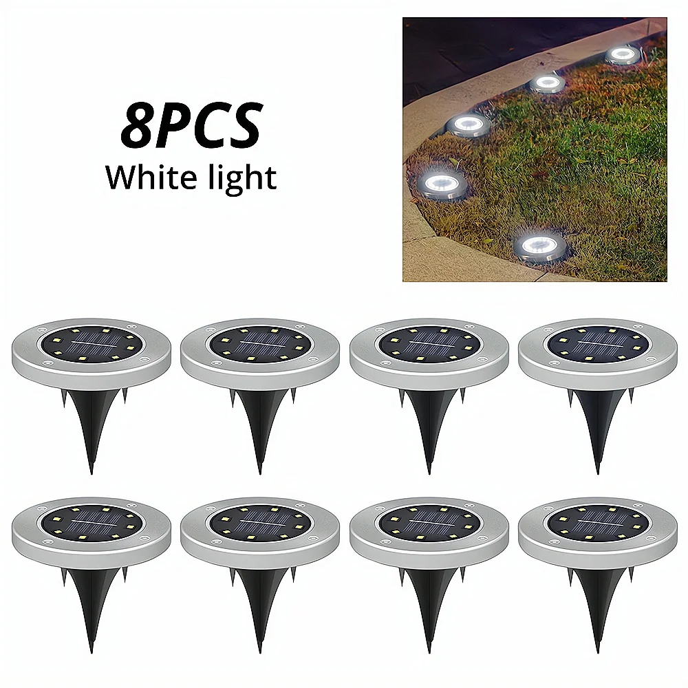8PCS White
