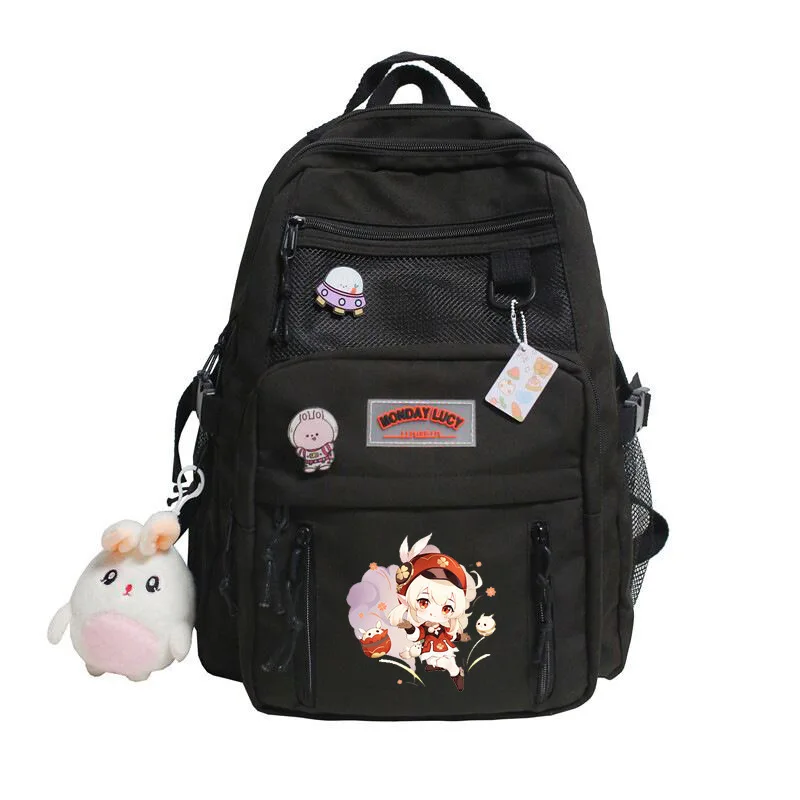

Printed Backpack Kaedehara Kazuha Student School Bags Large Capacity Knapsack