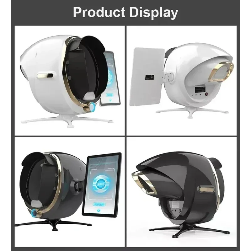 3D Skin Scanner Facial Analyzer Monitor Machine Portable Detector Face Camera Test Analysis