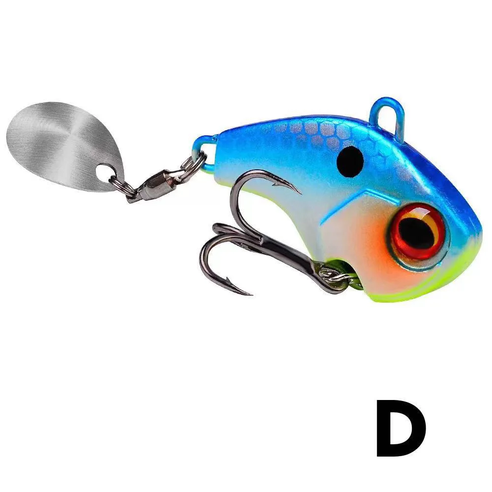 thumbnail image 1 of Señuelo para pesca vertical con cuchara giratoria, 6G, 10G, 15G, 20G, 28G, señuelo para pesca vertical con anzuelo BKB, cebos Wobbler, aparejos de pesca, 1 ud., 1 of 5