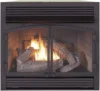 Dual Fuel Ventless Gas Fireplace Insert, Remote Control,Use with Natural Gas or Liquid Propane, 32000 BTU,Black 1