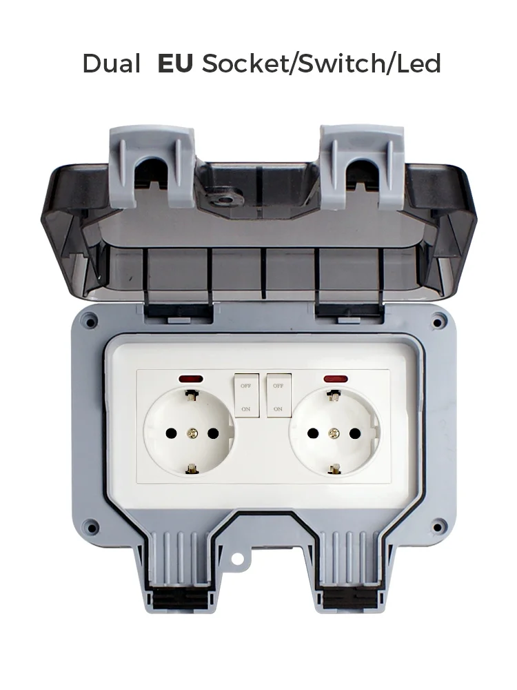 Avoir IP66 المقابس الكهربائية والتبديل مقاوم للماء...