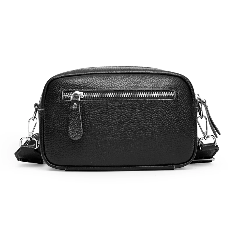 Crossbody Bag Women Shoulder Bag New Vintage Crossbody Cowhide Cell Phone Shoulder Bag Genuine Leather Messenger Bags Fashion Daily Use For Women Wallet HandBags