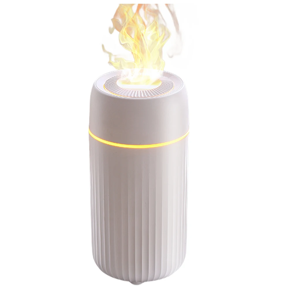 100ml Car Flame Humidifier Diffuser Type C Charging Auto Fire Flame Aromatherapy Diffuser Waterless Auto-Off for Car Decoration