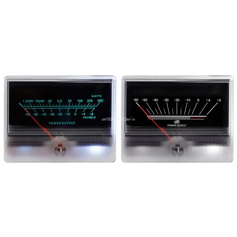 6V-12V Pannello Vu Meter Lampadina Luce Posteriore Calda Registrazione Livello Amp Amplificatore Stereo Indicatore