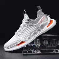 Men’s Mesh Air Sneakers Shoes Casual Shoes Lace-up Breathable Running Sports Shoes 1