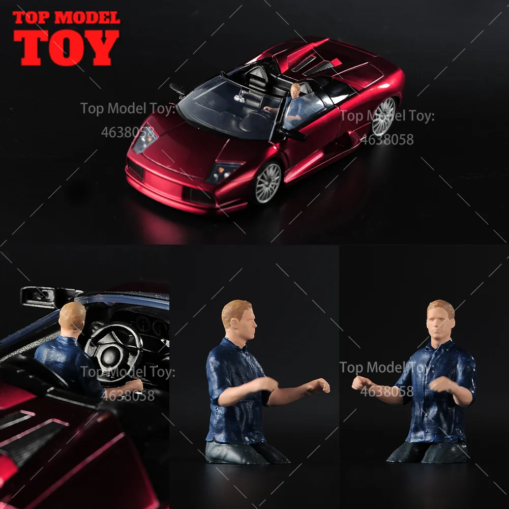 Painted Miniatures 1/24 1/43 1/64 Paul Walker Vin Diesel Driving