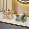 Rectangular Desktop Cosmetic Storage Drawer Stackable Storage Box Acrylic Rack Sundries Snack Makeup Storage Basket Organizer 4