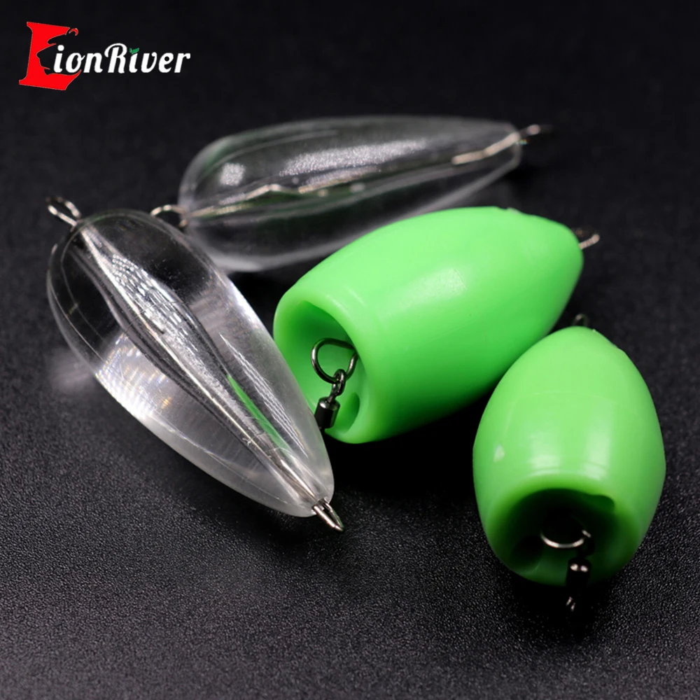Lionriver Fishing Lure Assisted Thrower Floating & Slow Sinking Help Throwing Device Long Casting Bombarda Booster With Swivel fishing tackle