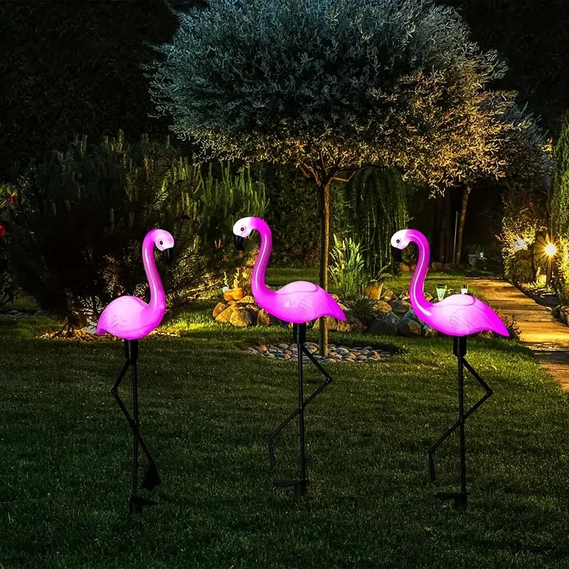 Solar Flamingo Garden Light – Outdoor LED Stake Lamp 1