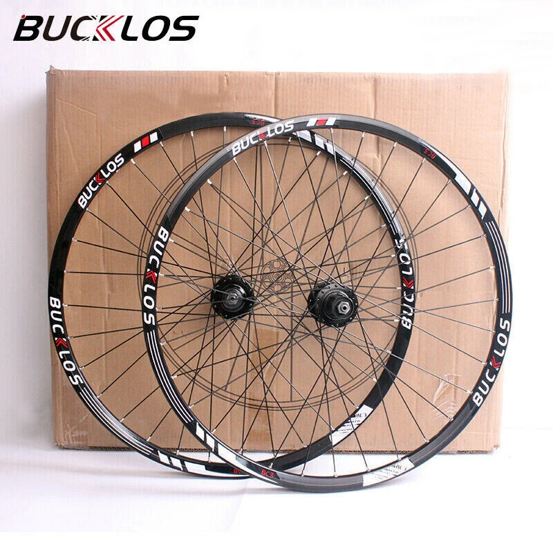 BUCKLOS MTB Wheelset 27.5" 29 Inch QR Wheelset Mountain Bike Wheels Front Rear 8 10 Speed Disc