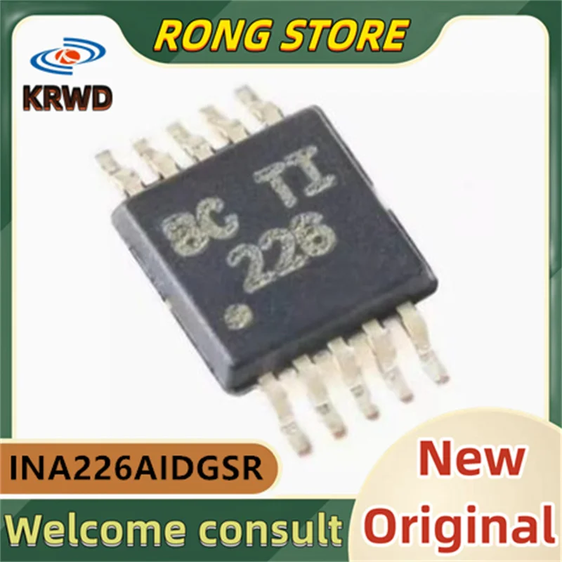 

(20 шт.) 226 INA226AIDGSR INA226AI INA226AIDGST INA226 MSOP-10 Новый и оригинальный чип IC