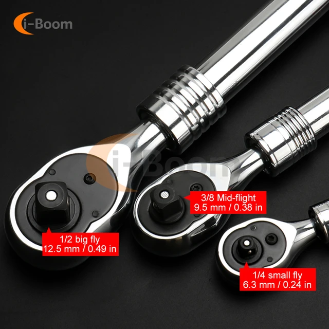 1/4 "3/8" 1/2 "بوصة اسئلة وجع 72 الأسنان تمديد تلسكوبي اسئلة المقبس أداة مفتاح الربط لوحة اسئلة مقبض أدوات مفتاح الربط
